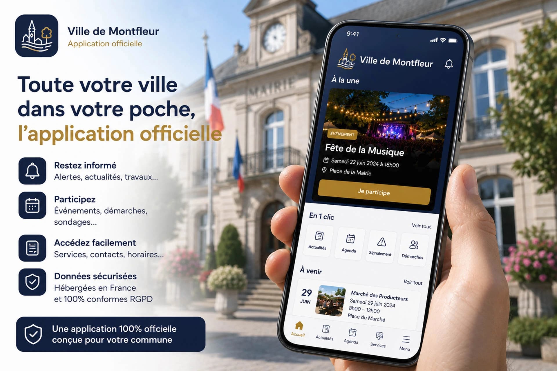 application marque blanche mairie